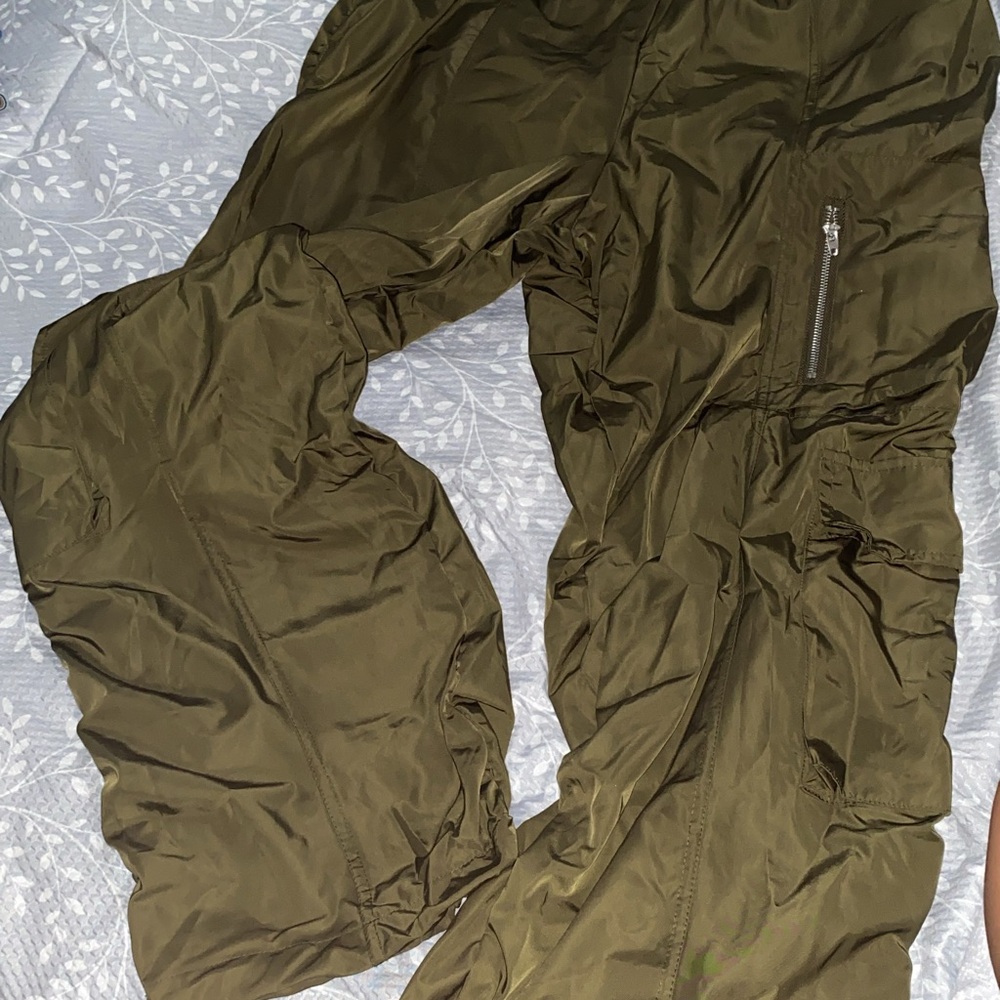 Rainbow Olive Green Pants